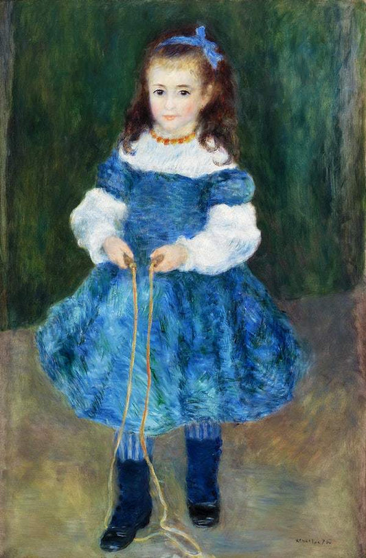 Girl with a Jump Rope (1876) by Pierre-Auguste Renoir