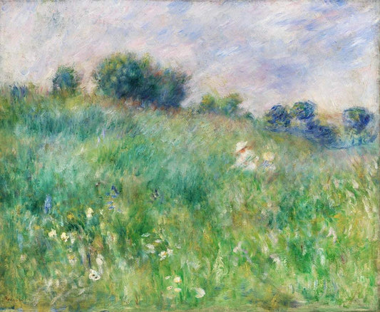 Meadow (La Prairie) (1880) by Pierre-Auguste Renoir