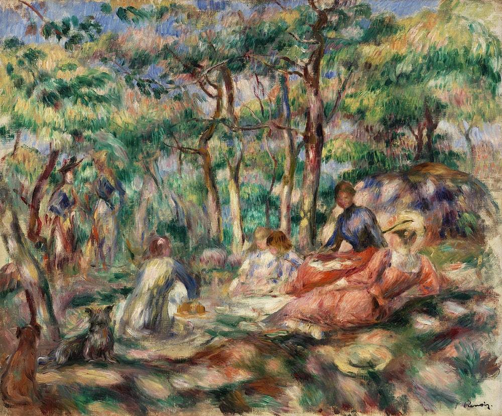 Picnic (1893) by Pierre-Auguste Renoir