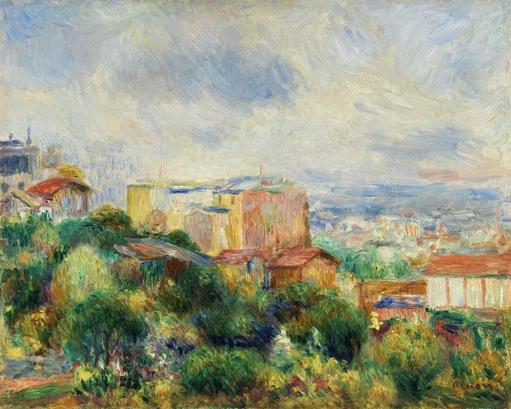 View From Montmartre (1892) by Pierre-Auguste Renoir