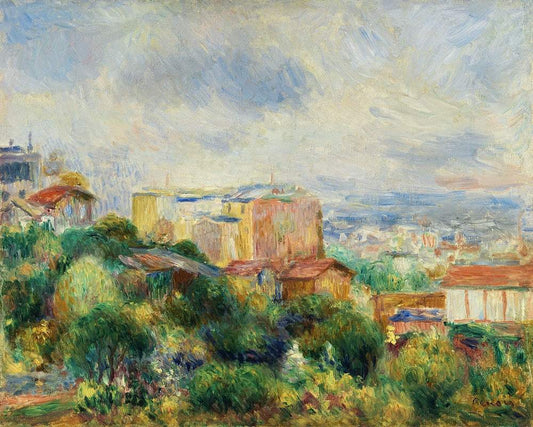 View From Montmartre (1892) by Pierre-Auguste Renoir