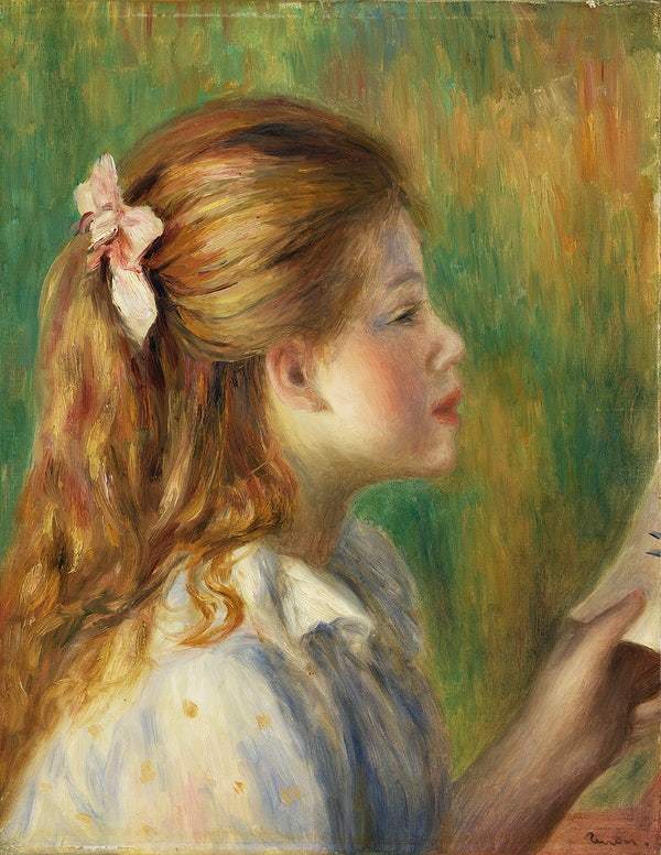 Reading (1892) by Pierre-Auguste Renoir