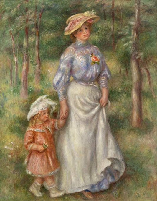 Promenade (1906) by Pierre-Auguste Renoir