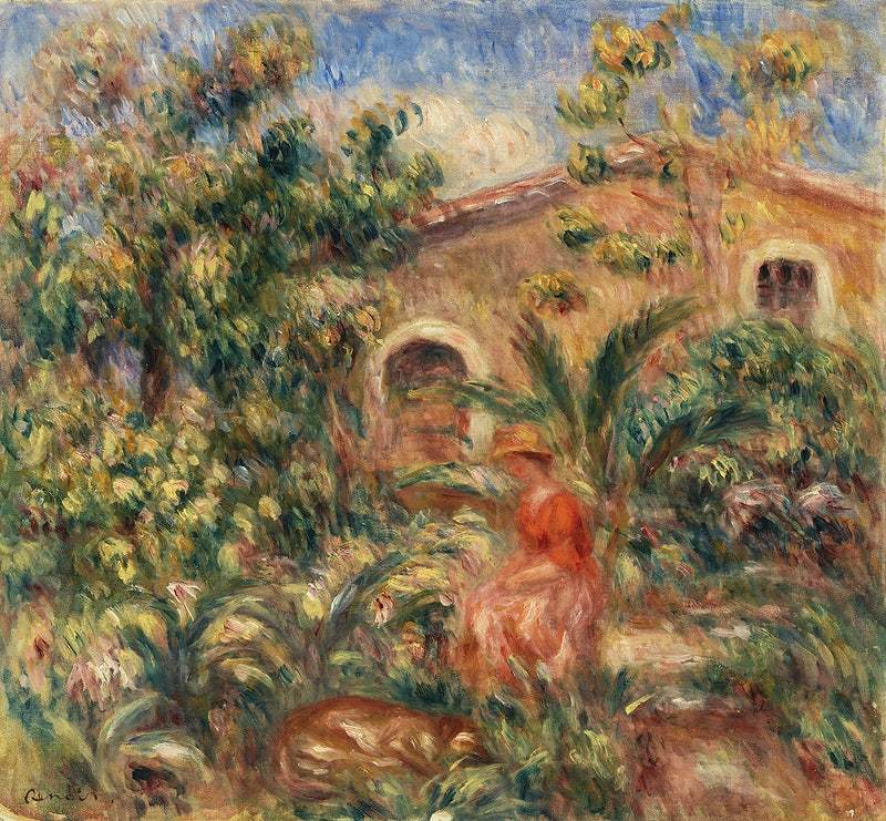 Farmhouse (La Ferme) (1917) by Pierre-Auguste Renoir