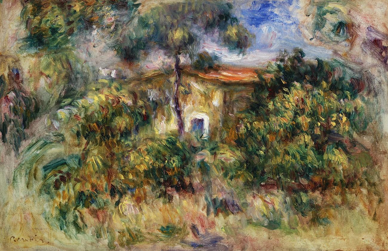 Farmhouse (1917) by Pierre-Auguste Renoir