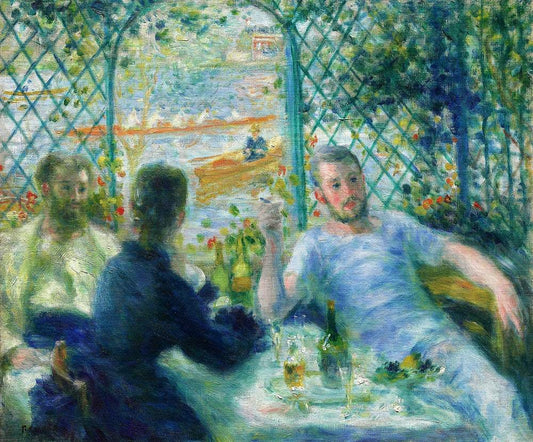 Lunch at the Restaurant Fournaise (1875) by Pierre-Auguste Renoir