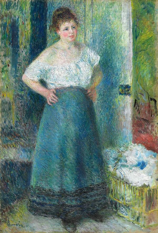 The Laundress (1877–1879) by Pierre-Auguste Renoir