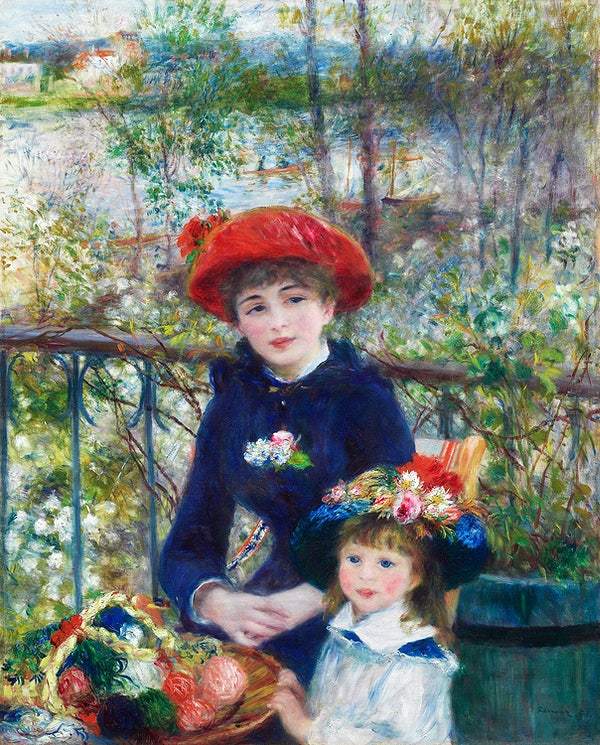 Two Sisters (On the Terrace) by Pierre-Auguste Renoir