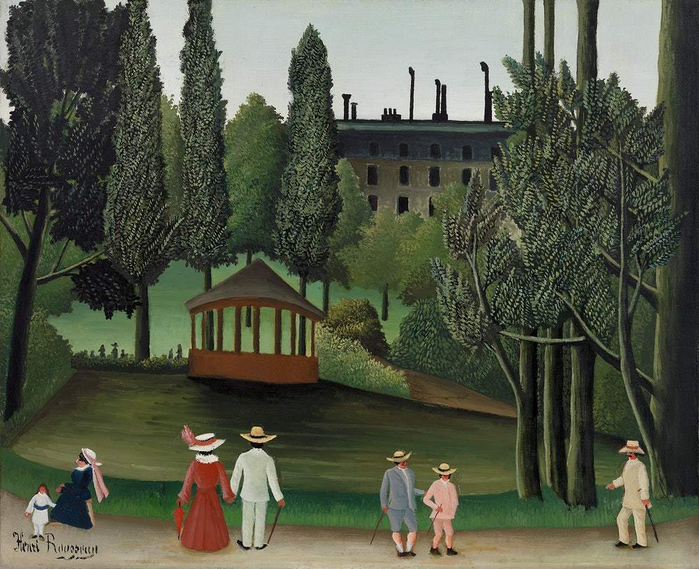 View of Montsouris Park, the Kiosk (ca. 1908–1910) by Henri Rousseau