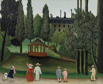 View of Montsouris Park, the Kiosk (ca. 1908–1910) by Henri Rousseau