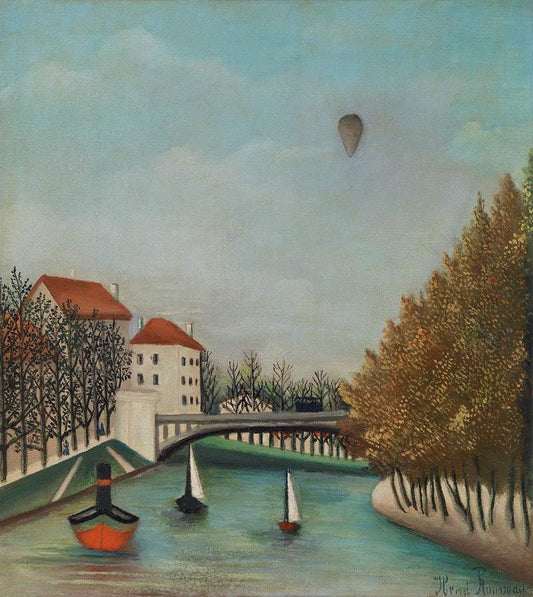 Study for View of the Pont de Sèvres (1908) by Henri Rousseau