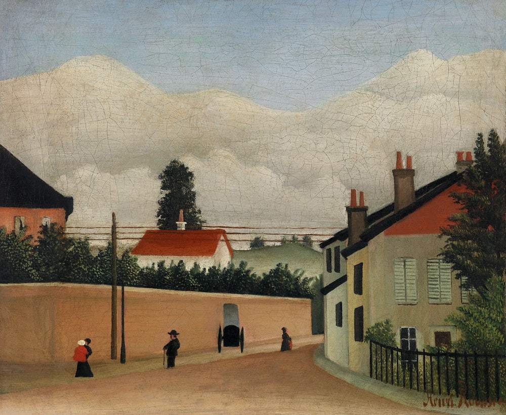 Outskirts of Paris (Environs de Paris) (ca. 1895) by Henri Rousseau