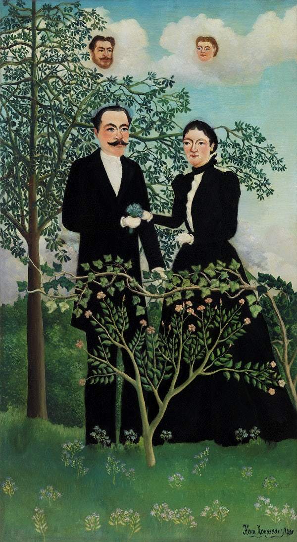 The Past and the Present, or Philosophical Thought by Henri Rousseau