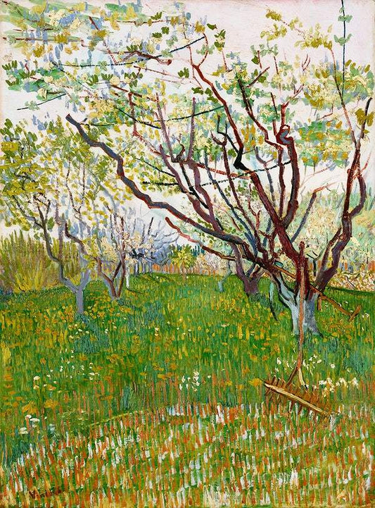 The Flowering Orchard (1888) by Vincent Van Gogh