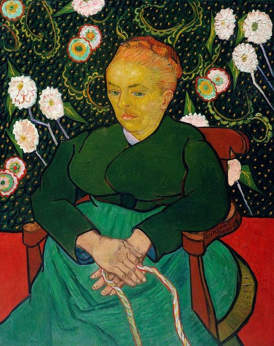 The Berceuse, Woman Rocking a Cradle (1889) by Vincent Van Gogh