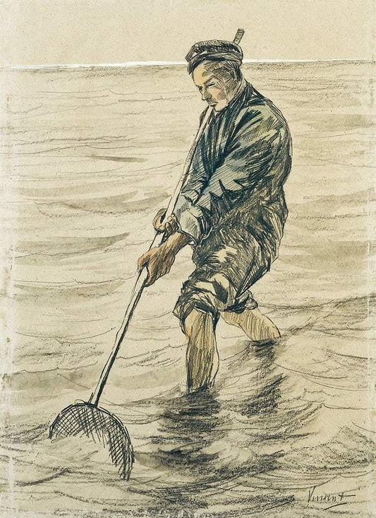 The Shell Fisherman (Schelpenvisser, 1863–1890) by Vincent Van Gogh