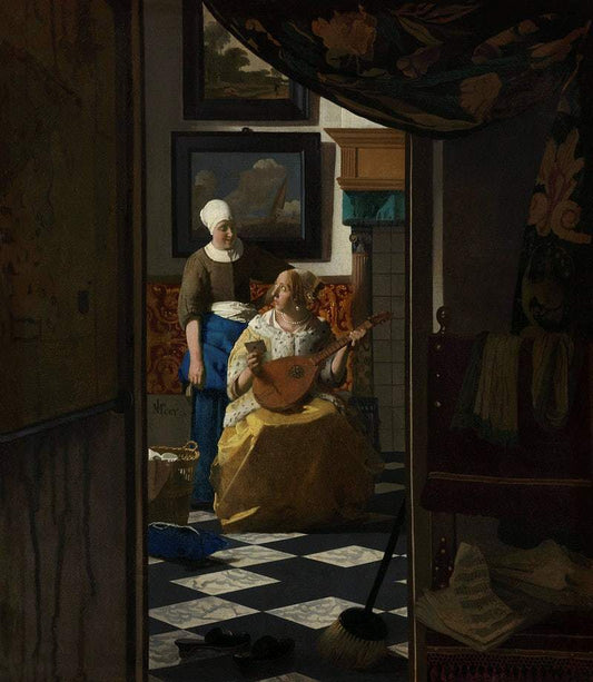 The Love Letter (ca. 1669 –1670) by Johannes Vermeer