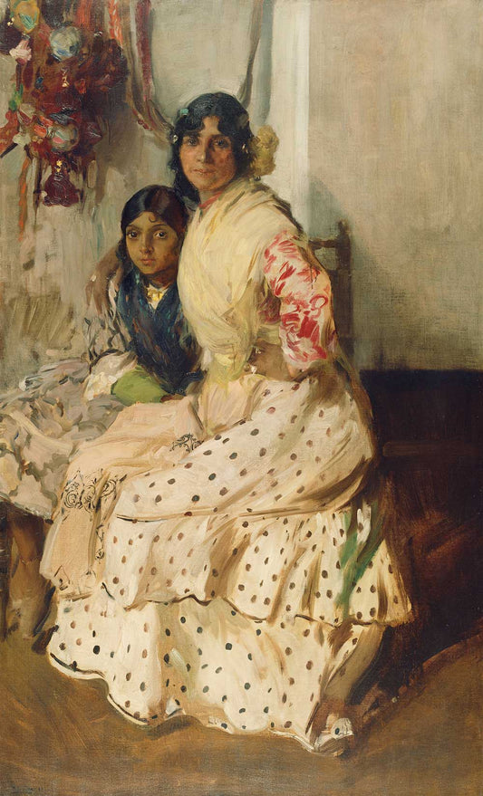 Pepilla and Daughter by Joaquin Sorolla y Bastida 1910