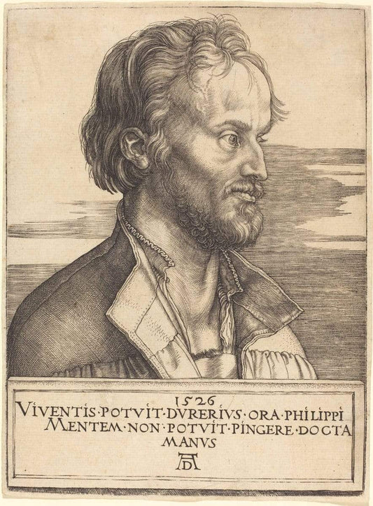 Philip Melanchthon by Albrecht Durer 1526