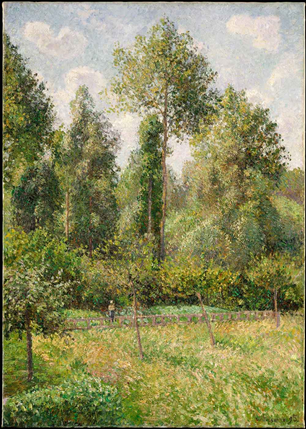 Poplars, Éragny by Camille Pissarro 1895