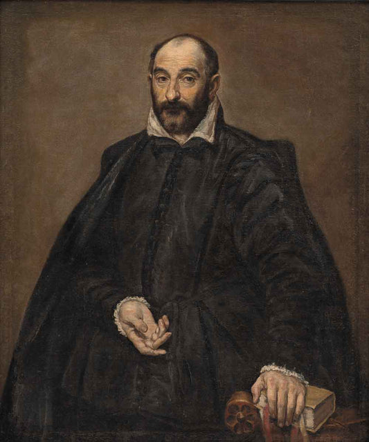 Portrait of a man (B) by El Greco 1600