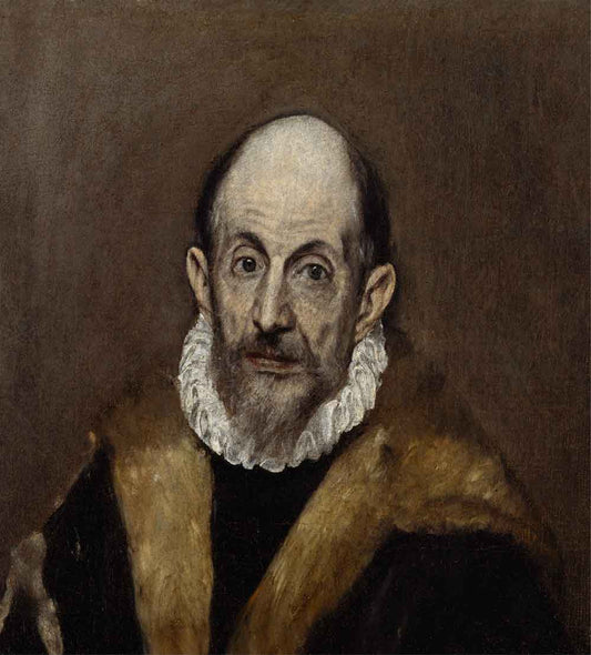 Portrait of a man by El Greco 1600