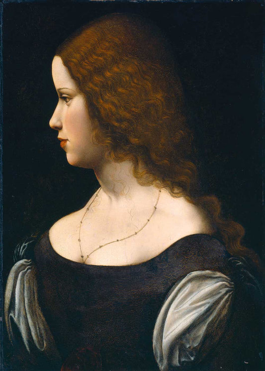 Portrait of a Young Lady by Follower of Leonardo 1500