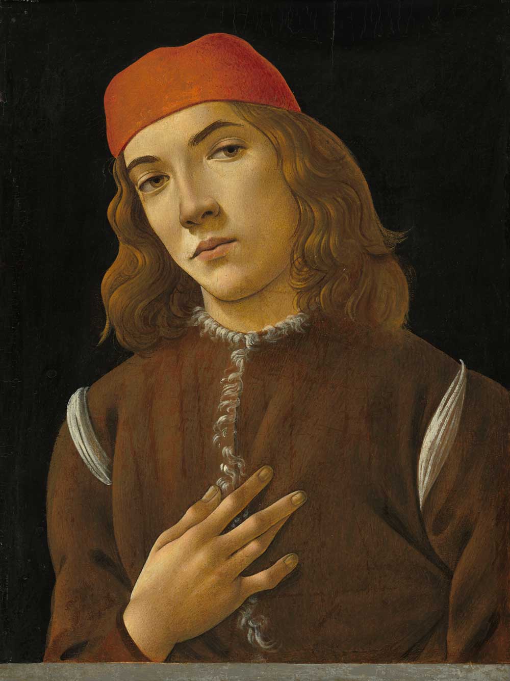 Portrait of a Young Man by Sandro Botticelli 1485