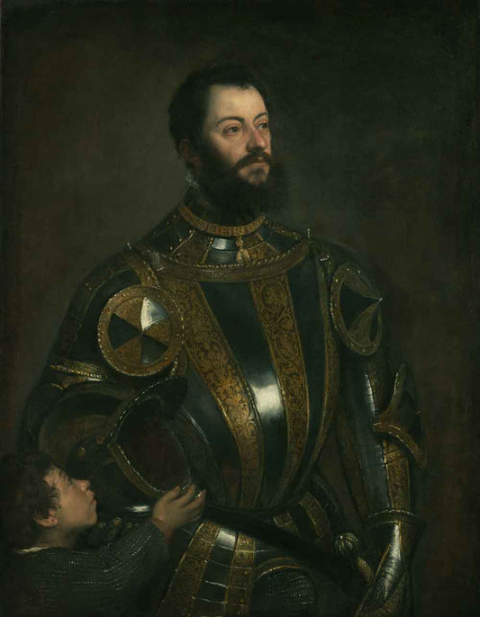 Portrait of Alfonso d'Avalos by Titian 1533