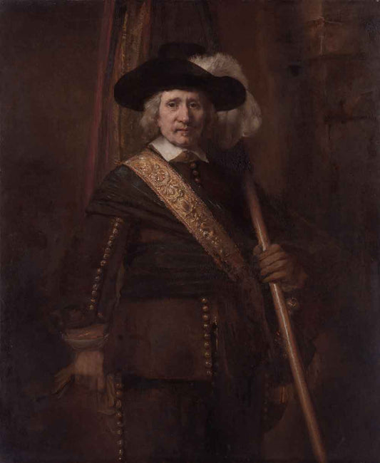 The Standard Bearer by Rembrandt 1654