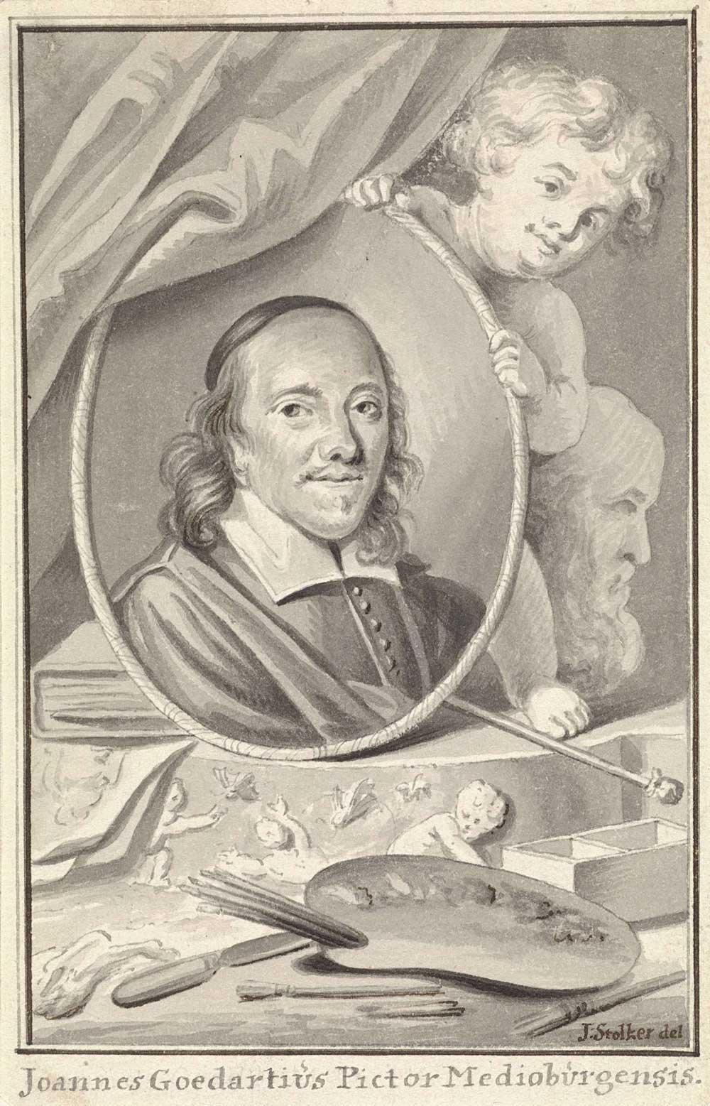 Johannes Goedaert by Jan Stolker 1734