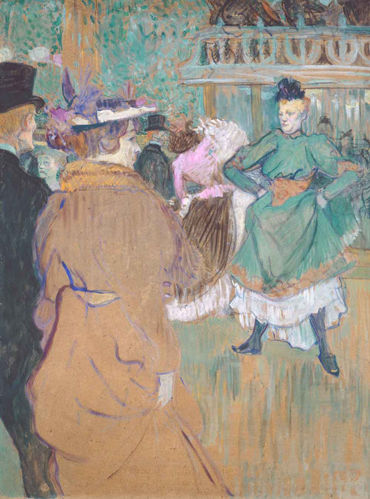 Quadrille at the Moulin Rouge by Henri de Toulouse-Lautrec 1892