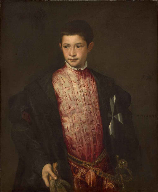 Ranuccio Farnese by Titian 1542