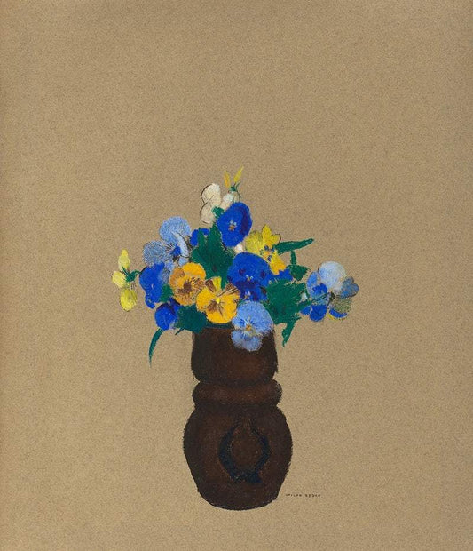 Pansies (1905) by Odilon Redon