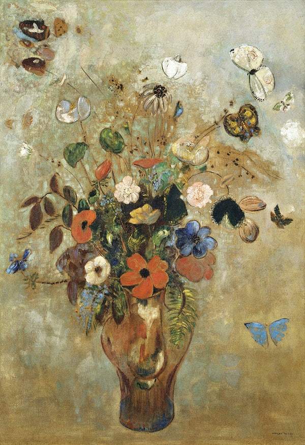 Still Life with Flowers (1905) by Odilon Redon