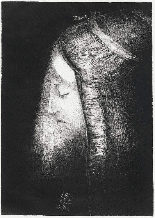 Profile of Light (1886) by Odilon Redon