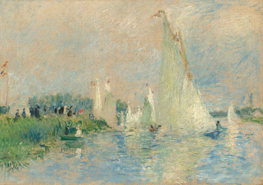 Regatta at Argenteuil by Pierre-Aguste Renoir 1874