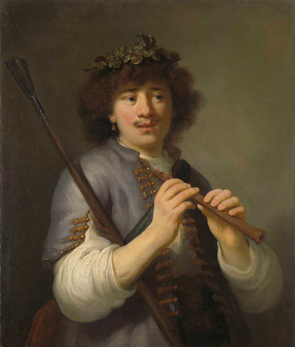 Rembrandt as Shepherd by Govert Flinck 1636