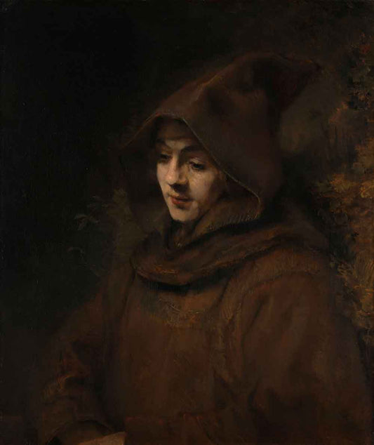 Titus in a Monk’s Habit, Rembrandt's Son by Rembrandt 1660