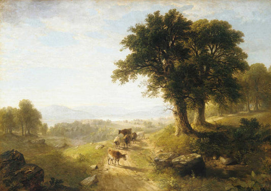 River Scene by Asher Brown Durand 1854