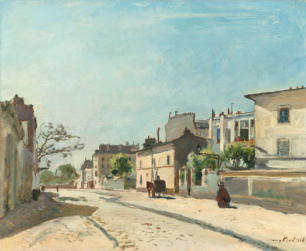 Rue Nôtre-Dame by Johan Barthold Jongkind 1866