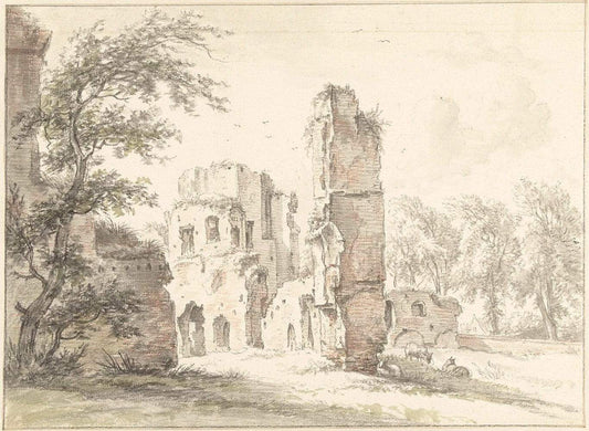 Ruins by Edward Lear 1755