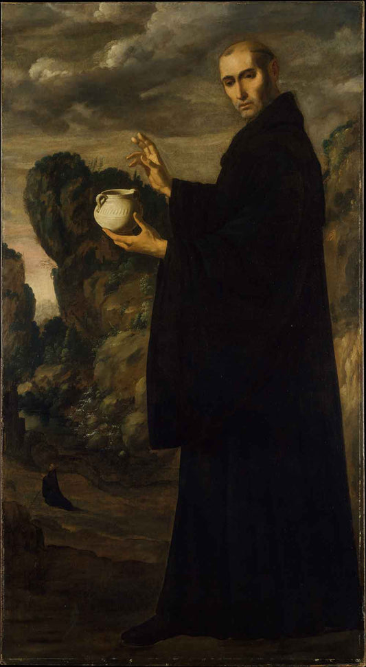 Saint Benedict by Francisco de Zurbarán 1645