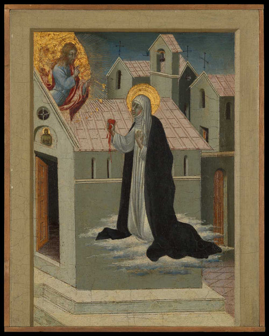 Saint Catherine of Siena by Giovanni di Paolo 1445