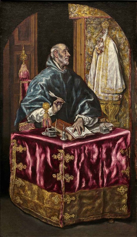 Saint Ildefonso by El Greco 1614