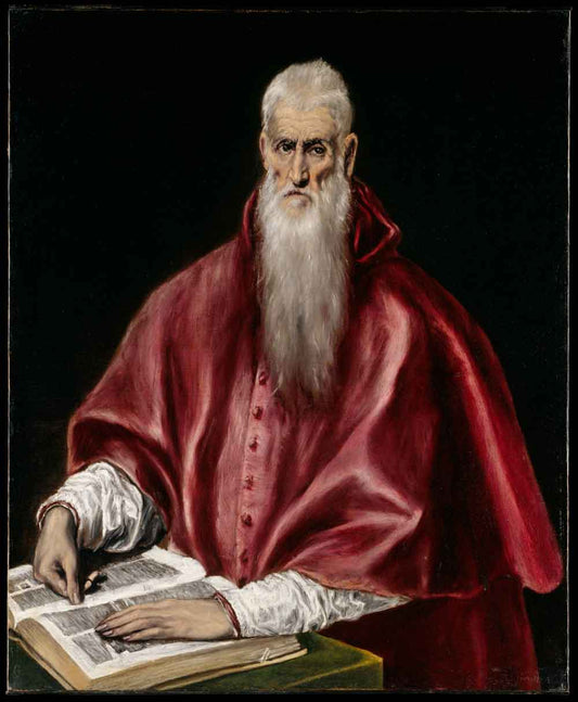 Saint Jerome as Scholar by El Greco 1610