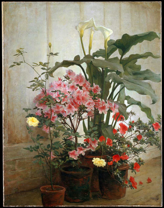 Side of Greenhouse by George Cochran Lambdin 1870