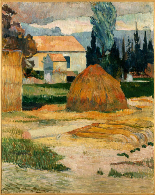 Landscape near Arles by Paul Gauguin 1888