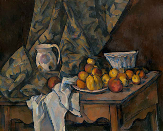 Still Life with Apples and Peaches by Paul Cézanne 1905