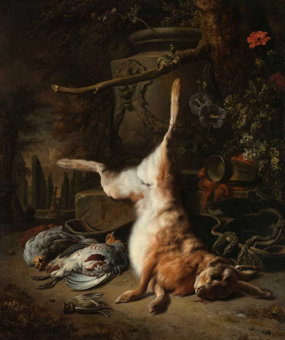 Still Life with Game by Jan Weenix 1697